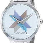 Nine West Women's Silver-Tone Bracelet Watch
