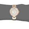 Anne Klein Women's Quartz Metal and Leather Dress Watch, Color:Black