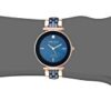 Anne Klein Women's Quartz Metal and Ceramic Dress Watch, Color:Blue