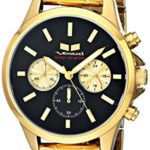 Vestal Unisex Heirloom Chrono Analog Display Analog Quartz Gold Watch