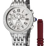 GV2 by Gevril Astor Chronograph Womens Diamond Swiss Quartz Watch
