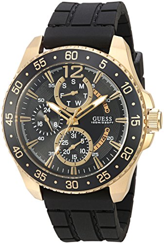 GUESS Men's Sporty Gold-Tone Stainless Steel Watch
