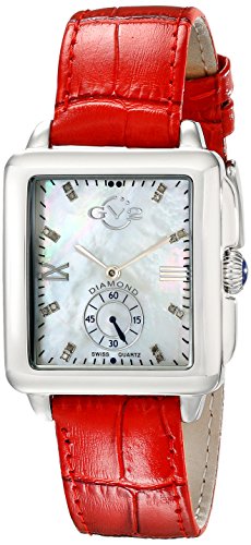 GV2 by Gevril Women's 9201 Bari Diamond-Accented Stainless Steel Watch