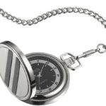 Visol Turbo Black Dial Carbon Fiber Pocket Watch