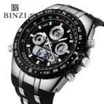 BINZI Men's Watch reloj hombre Sport Waterproof Watches for Men