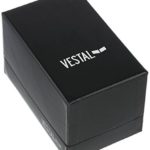 Vestal Unisex Heirloom Chrono Analog Display Quartz Black Watch