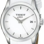 Tissot Women's Couturier Analog Display Swiss Quartz White Watch