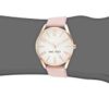 Nine West Women's Rose Gold-Tone and Pink Strap Watch