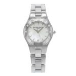Baume & Mercier Women's Linea Analog Display Swiss Quartz Silver Watch