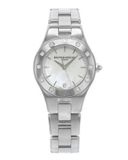Baume & Mercier Women's Linea Analog Display Swiss Quartz Silver Watch