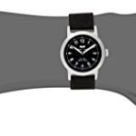 Vestal Unisex Alpha Bravo Canvas Analog Display Quartz Black Watch