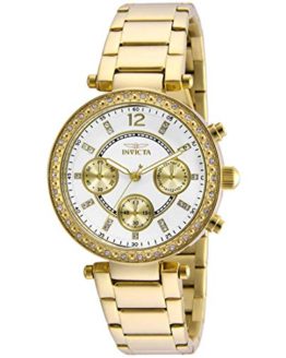 Invicta Women's Angel 18k Gold Ion-Plated Stainless Steel Bracelet Watch
