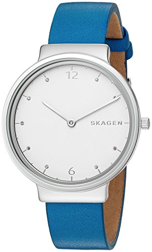 Skagen Women's SKW2610 Ancher Blue Leather Watch