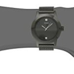 GUESS Men's Stainless Steel Diamond Dial Mesh Bracelet Watch