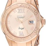 Invicta Women's Angel Analog Swiss-Quartz Rose Gold Watch