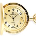 Desperado Tahoe 17 Jewel Satin Gold Plated Pocket Watch