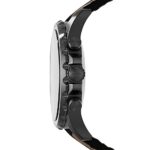 Fossil Q Men's Nate Stainless Steel and Leather Hybrid Smartwatch