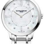 Baume & Mercier Classima Mother-of-Pearl Face Diamond Date Womens Watch