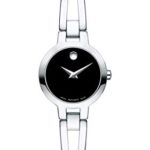 Movado Women's Amorosa Stainless Watch with a Concave Dot Museum Dial