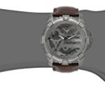 GUESS Men's Dynamic Brown Leather Watch