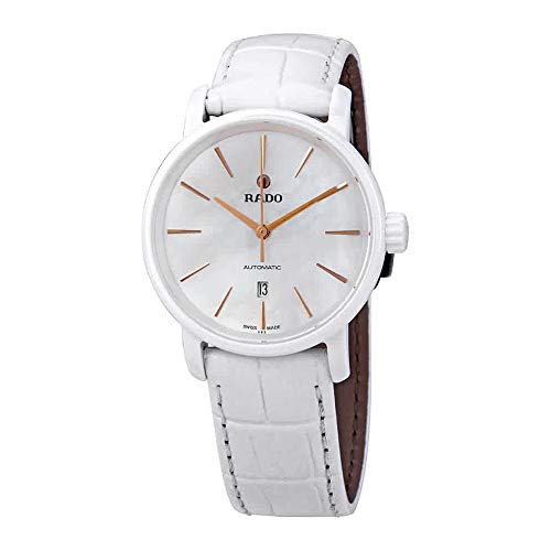 Rado DiaMaster Automatic White Mother of Pearl Dial Ladies Watch