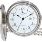 Charles-Hubert, Paris Two-Tone Quartz Pocket Watch
