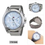 Tommy Hilfiger Chelsea Blue Dial Stainless Steel Ladies Watch 1781846 - Timeless Elegance in Every Tick ⌚💙