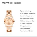 Movado Women's Bold Iconic Metal Rose Gold Watch