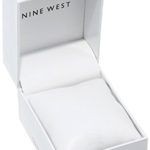 Nine West Women's Quartz Metal and Polyurethane Dress Watch, Color:Red