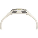 ⌚ Timex Women's Ironman Sleek 50: Embrace Performance with White Silicone Strap Elegance