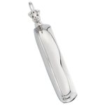 Gotham Men's Silver-Tone Analog Quartz Pocket Watch