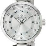 Invicta Women's Angel Analog Display Japanese Quartz Silver Watch
