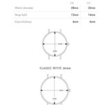 Daniel Wellington Classic Petite Melrose in Black 28mm