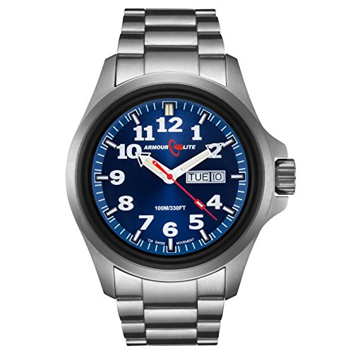 Armourlite AL813 Officer Series Stainless Steel Blue Dial Watch