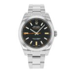Rolex Milgauss Blue Dial Stainless Steel Mens Watch