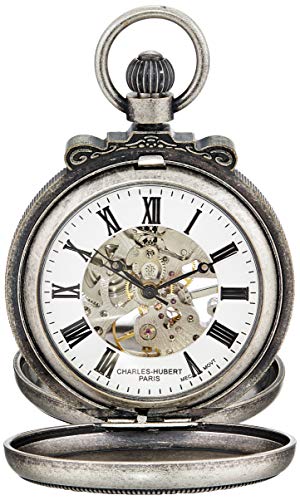 Charles-Hubert, Paris Classic Collection Antiqued Pocket Watch