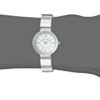 Anne Klein Women's Swarovski Crystal Accented Silver-Tone Bracelet Watch