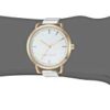 Nine West Women's Glitter Accented Two-Tone Bangle Watch