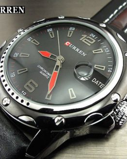 NEW FASHION CURREN BRAND MALE CLOCK MALE HAND DATE WRISTWATCH