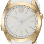 Movado Women's Stainless Steel Swiss-Quartz Watch with Silicone Strap
