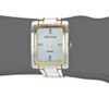 Anne Klein Women's Swarovski Crystal Accented Two-Tone Bracelet Watch