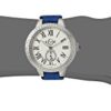 GV2 by Gevril Astor Womens Diamond Swiss Quartz Blue Leather Strap Watch