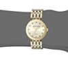 Anne Klein Women's Diamond-Accented Gold-Tone Bracelet Watch