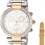 Sparkle and Style: GV2 by Gevril Berletta Women's Chronograph Watch with Diamonds