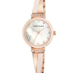 Anne Klein Women's Swarovski Crystal-Accented Rose Gold-Tone Watch