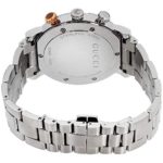Gucci G Chronograph Silver Dial Stainless Steel Men's Watch