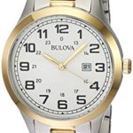 Bulova Ladies Railroad Design Two Tone Watch 98M128