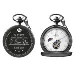 To My Son Love Dad Pocket Watch for Son Gifts from Dad
