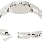 Armitron Women's Swarovski Crystal Accented Silver-Tone Bangle Watch