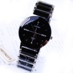 Fashion Brand Longbo Luxury Good Quality Ceramic Water Resistant Man Watch